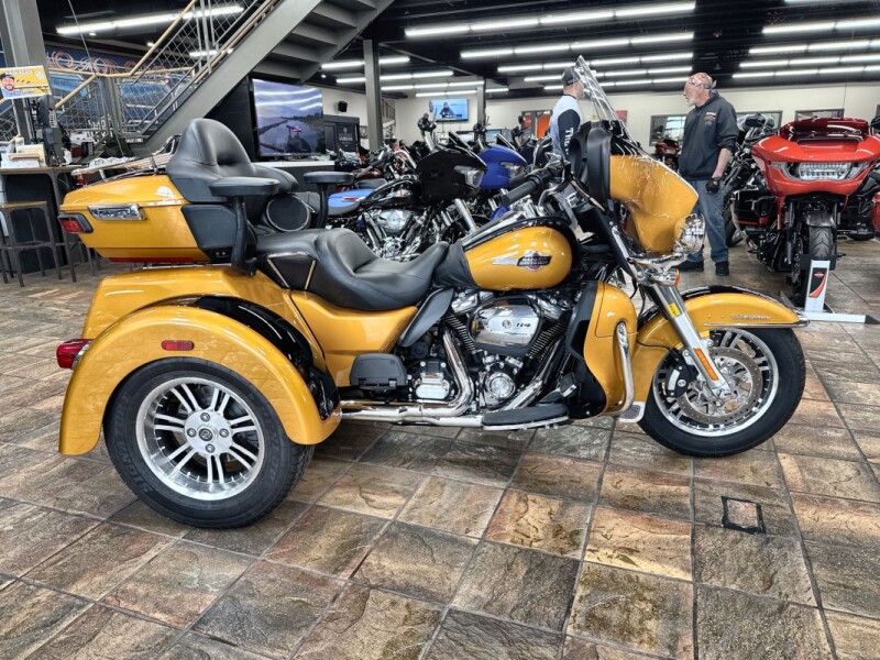 2023 Harley-Davidson® Tri Glide® Ultra Prospect Gold/Vivid Black