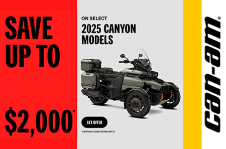 Save up to $2,000 on 2025 Canyon models