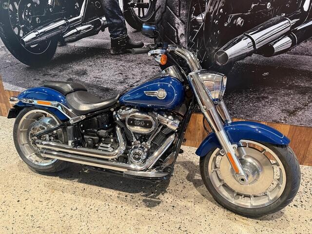  MY23 Harley-Davidson Softail Fat Boy S 114 w/ABS (FLFBS) 2023 Bright Billiard Blue