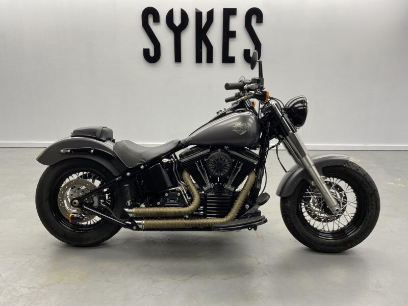 2014 Harley-Davidson FLS Softail Slim in Charcoal Denim