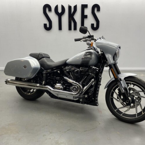 2023 Harley-Davidson FLSB Softail Sport Glide in Atlas Silver thumb 2
