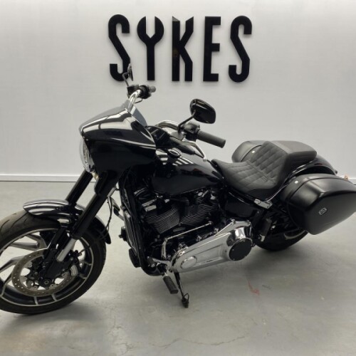 2019 Harley-Davidson FLSB Softail Sport Glide in Vivid Black - 117 Upgrade thumb 1