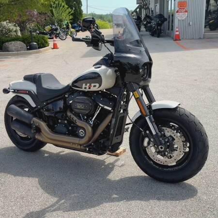2022 Harley-Davidson® Fat Bob® 114 White Sand Pearl thumb 3