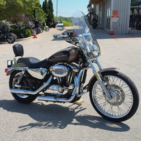 2004 Harley-Davidson® 1200 Custom Two-Tone Smokey Gold and Vivid Black thumb 3
