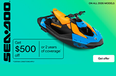 Get $500 off or 2 years of coverage on all 2026 models