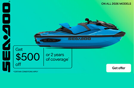 Get $500 off or 2 years of coverage on all 2026 models
