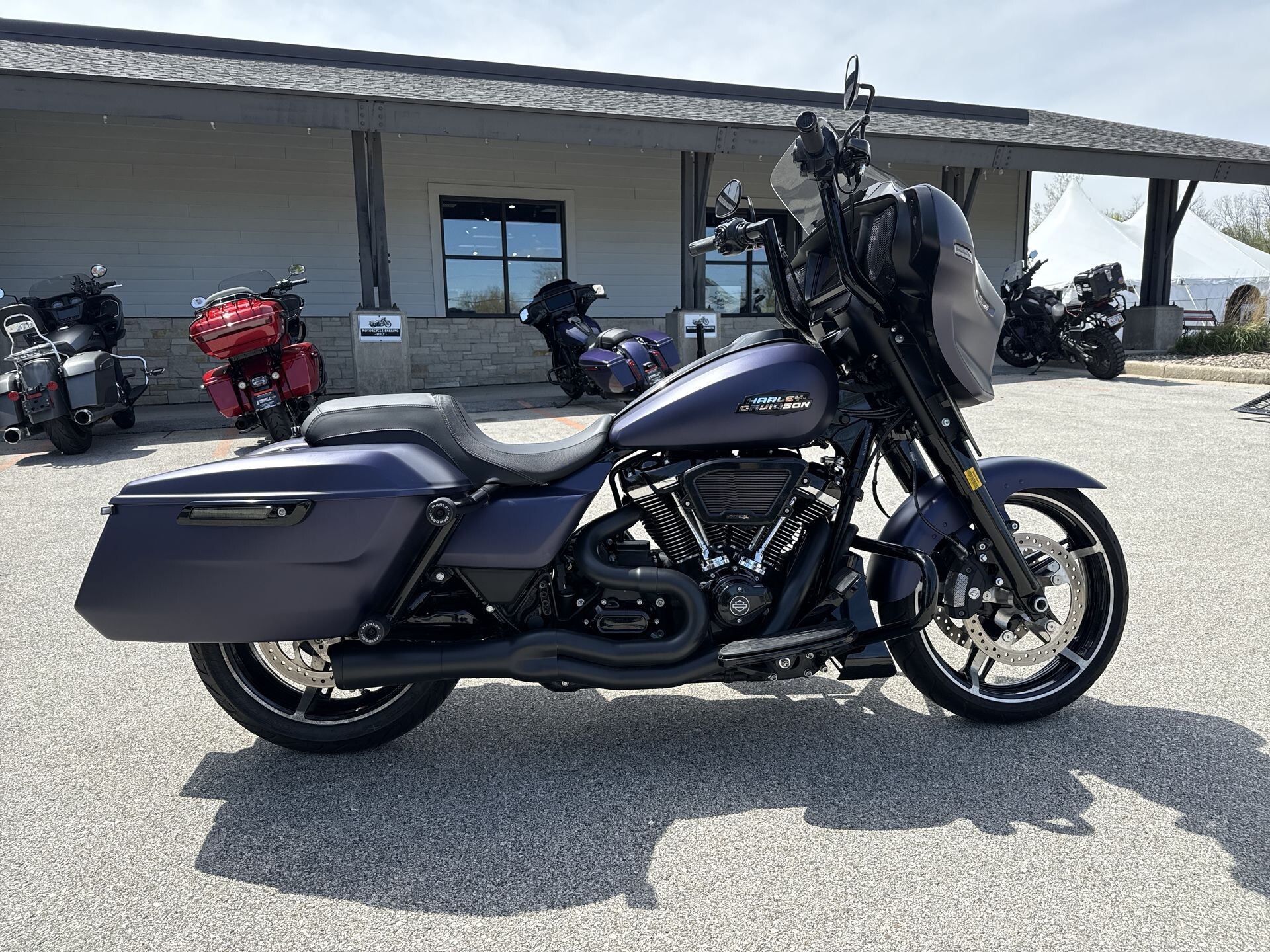 2025 Harley-Davidson® Street Glide® Purple Abyss Denim - Black Finish