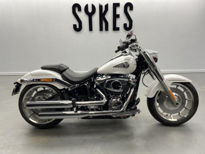 NEW 2026 Harley-Davidson FLFB Softail Fat Boy 117 in White Onyx Pearl