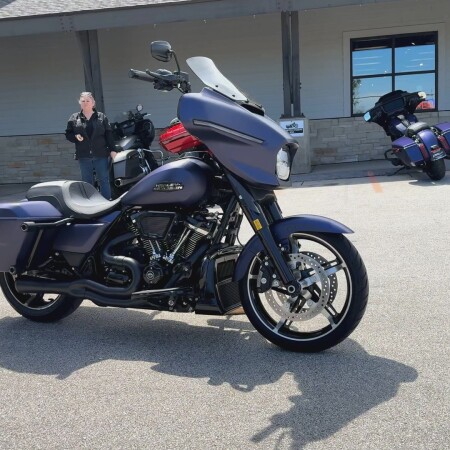 2025 Harley-Davidson® Street Glide® Purple Abyss Denim - Black Finish thumb 3