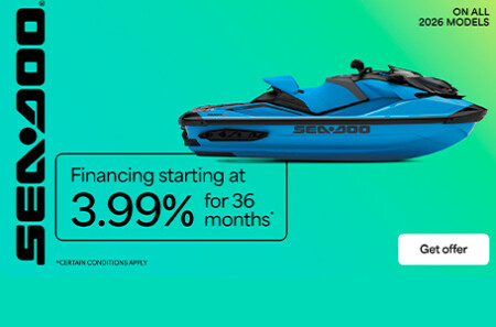 Financing starting at 3.99% for 36 months on all 2026 models