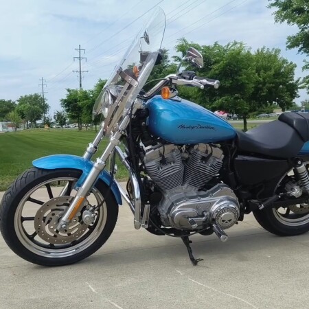 2011 Harley-Davidson® SuperLow® Cool Blue Pearl thumb 1