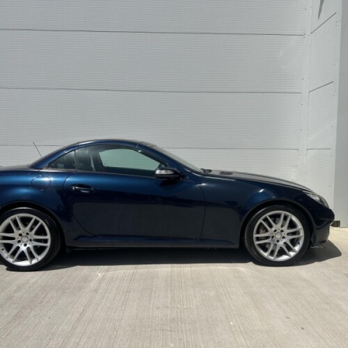  2008 Mercedes-Benz SLK 280 V6 3.0L in Benitonite Blue Metallic thumb 3