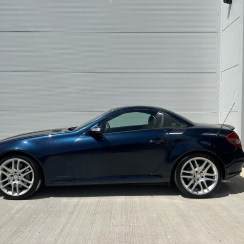  2008 Mercedes-Benz SLK 280 V6 3.0L in Benitonite Blue Metallic thumb 1