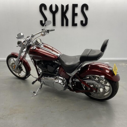 2009 Harley-Davidson FXCWC Softail Rocker C in Crimson Red Sunglo thumb 0