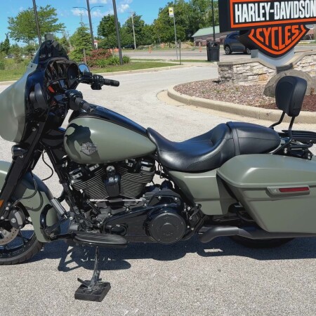 2021 Harley-Davidson® Street Glide® Special Deadwood Green Denim thumb 0