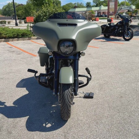 2021 Harley-Davidson® Street Glide® Special Deadwood Green Denim thumb 2