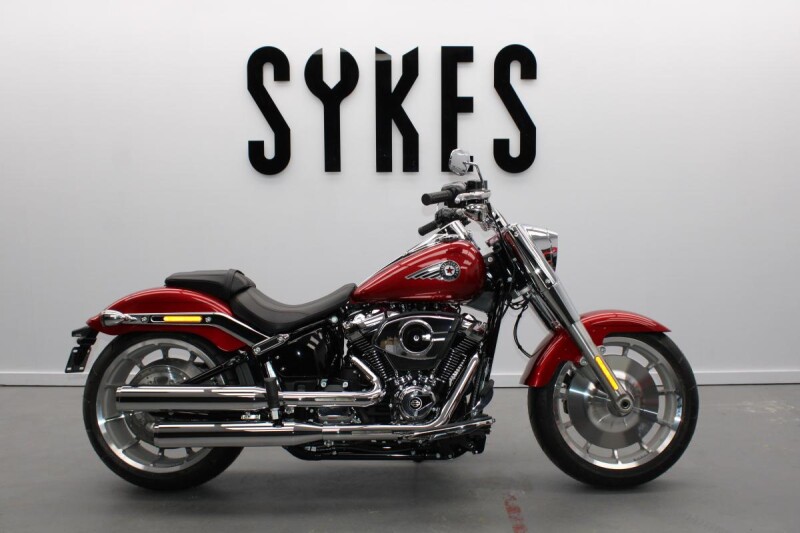 NEW 2026 Harley-Davidson FLFB Softail Fat Boy 117 in Brilliant Red