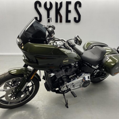 NEW 2026 Harley-Davidson FXLRST Softail Low Rider ST in Olive Steel thumb 2
