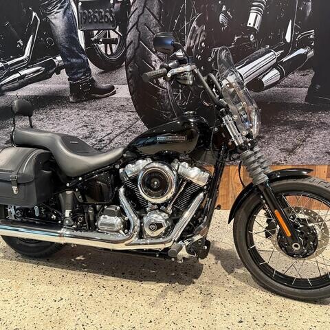 MY25 Harley-Davidson Softail Street Bob 117 W/ABS (FXBB) Vivid Black $24,990 thumb 2
