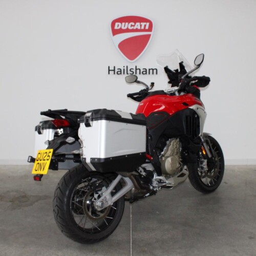 Ducati Multistrada V4 Rally, EX Demo 2025 Model, Travel and Adventure trim thumb 3