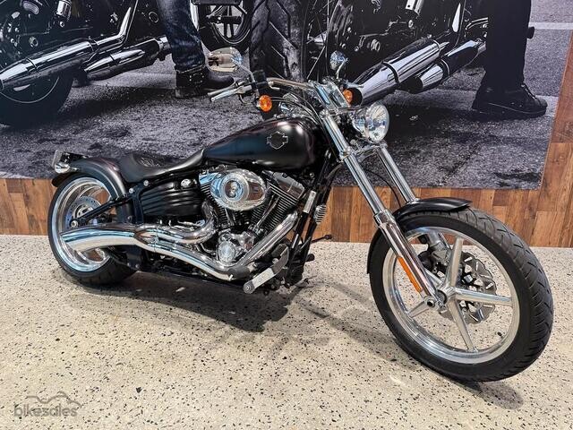 MY10 Harley-Davidson® Softail® Rocker™ C FXCWC Black Denim