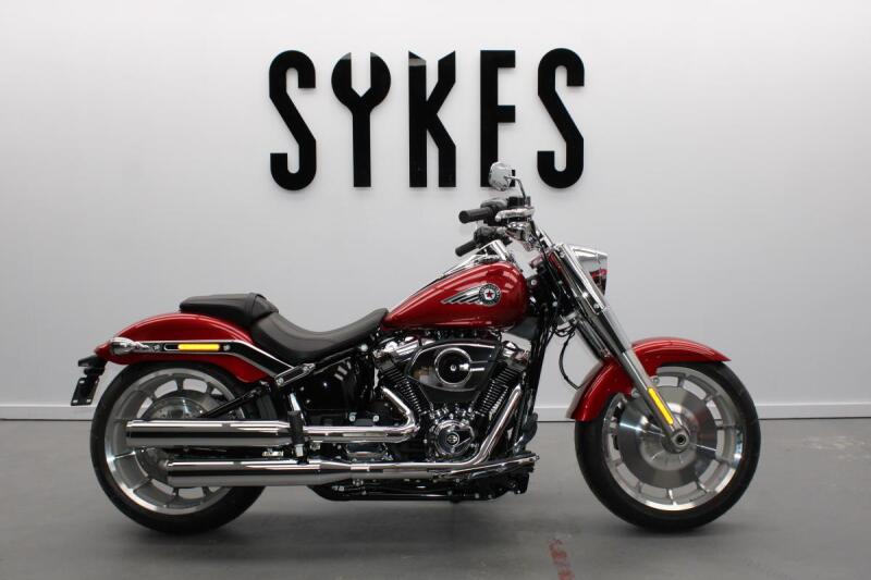 NEW 2026 Harley-Davidson FLFB Softail Fat Boy 117 in Brilliant Red