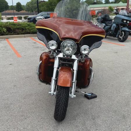 2008 Cvo Ultra Classic Electra Glide 105th Anniversary Crystal Copper & Black Diamond thumb 2