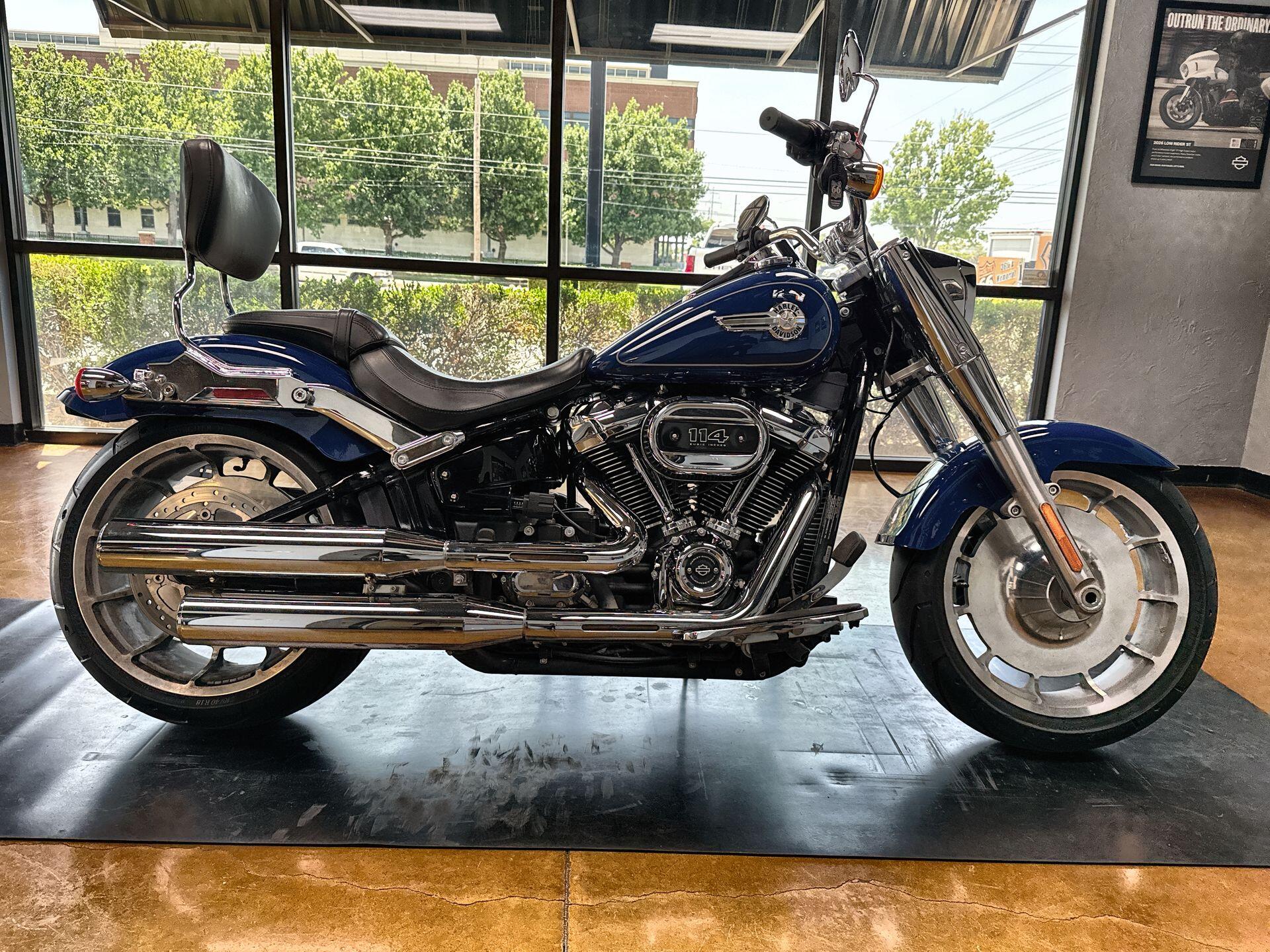 2023 Harley-Davidson® Fat Boy® 114 Bright Billiard Blue