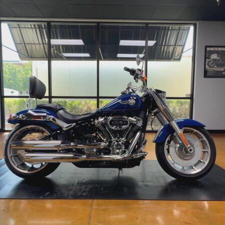 2023 Harley-Davidson® Fat Boy® 114 Bright Billiard Blue thumb 0
