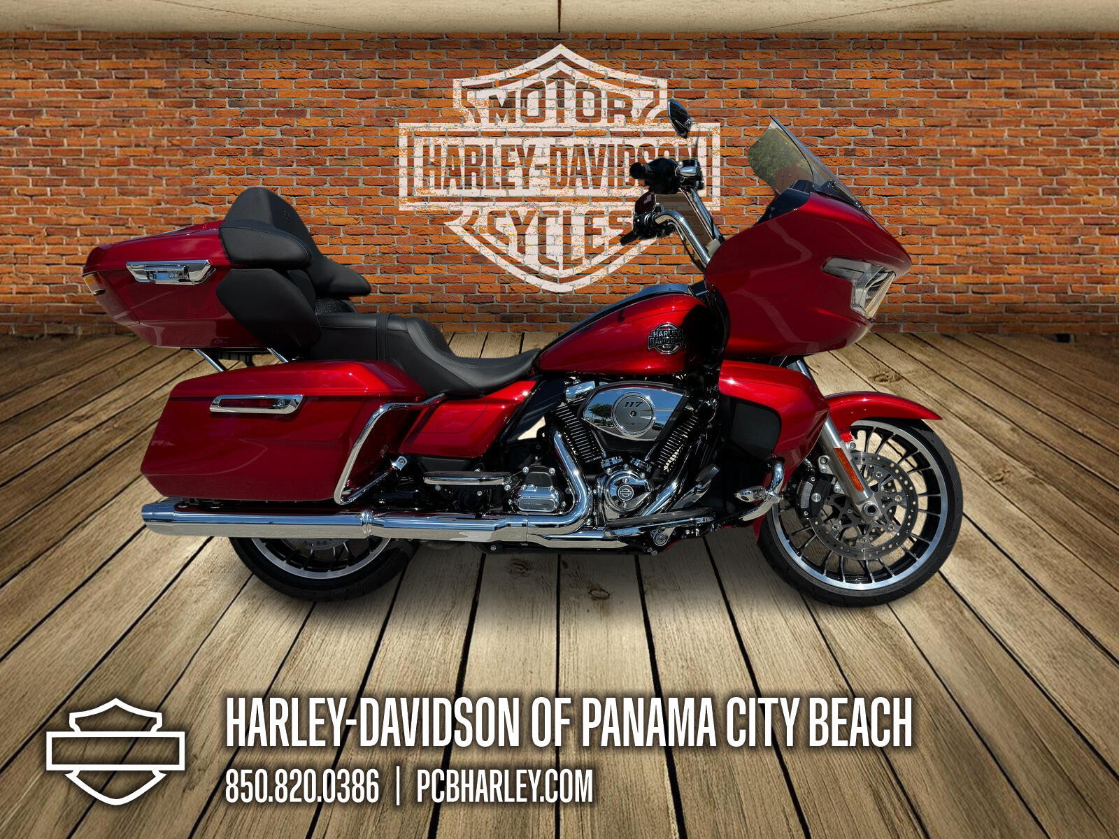 2026 Harley-Davidson® Road Glide Limited Brilliant Red Chrome Trim