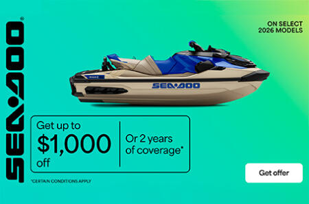 Get up to $1,000 off or 2 years of coverage on select 2026 models