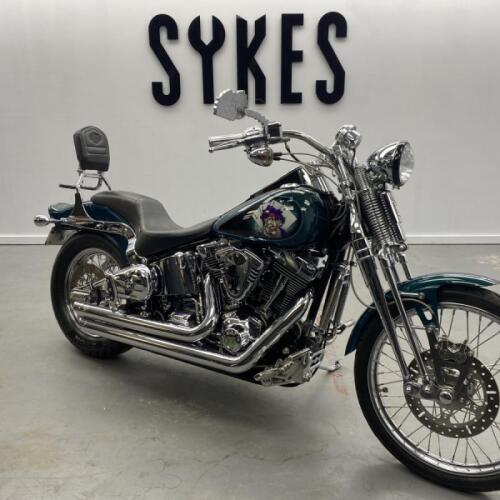 2000 Harley-Davidson FLSTSCI Softail Springer in Custom Joker Paint thumb 3