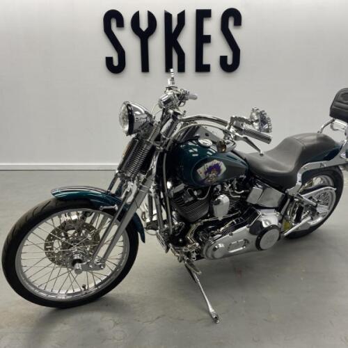 2000 Harley-Davidson FLSTSCI Softail Springer in Custom Joker Paint thumb 2